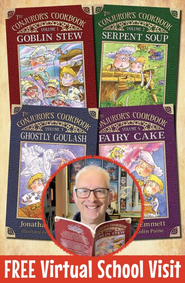 The Conjuror’s Cookbook: Set of books with FREE virtual school visit